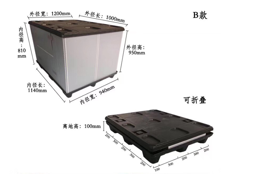 1200*1000*950圍板箱